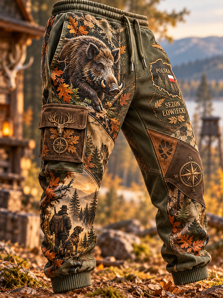 Męskie spodnie dresowe Casual Season Hunting Season Culture