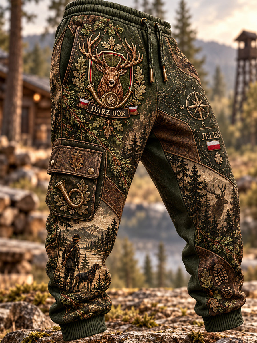 Męskie spodnie dresowe Casual Hunting