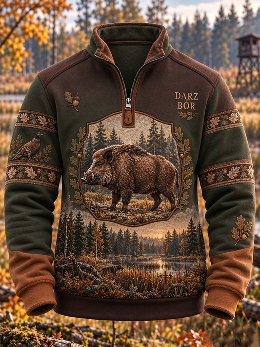 Men's Hunting Season Culture Zip-Up Hoodie