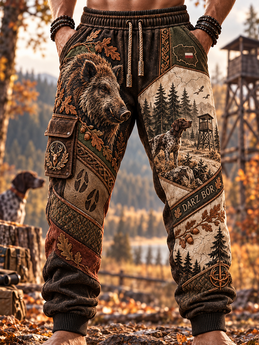 Męskie spodnie dresowe Casual Season Hunting Season Culture